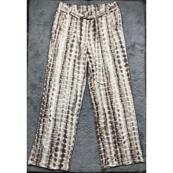 C est. 1946 tie dye belted palazzo pants - Picture 1 of 4